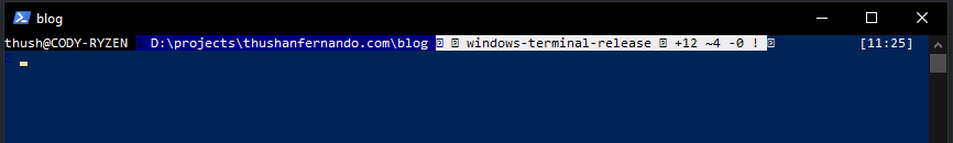 PowerShell terminal missing glyphs with Oh-My-Posh.